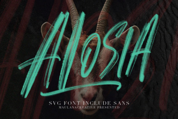 Alosia: A Casual Fun Display Font for Branding and Creativity