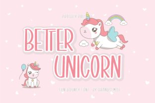 Better Unicorn Display Font for Creative Publishing