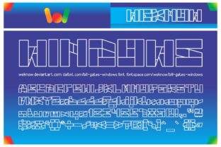 Big Windows Font for Futuristic Branding and Digital Campaigns