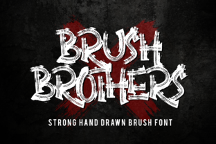 Brush Brothers: A Friendly Handwritten Font for Creative Projects