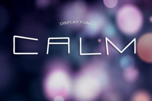 Calm Font for Elegant Craft Projects and Commercial Designs