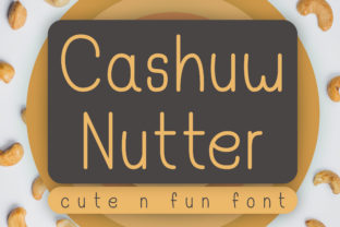 Cashuw Nutter: A Playful Display Font for Creative Campaigns