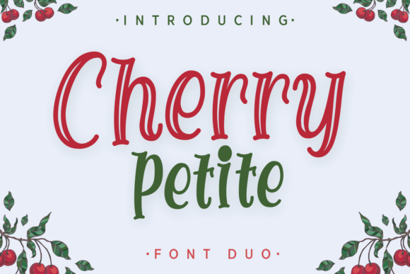 Cherry Petite: A Playful Display Font for Bold Branding