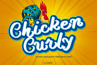 Chicken Curly: A Playful Font for Creative Branding Projects