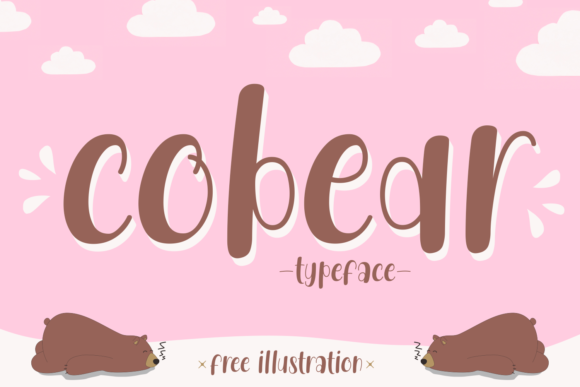 Cobear Font for Handmade Creations and Branding