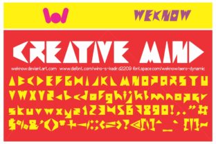 Creative Mind: A Display Font for Editorial Design and Branding