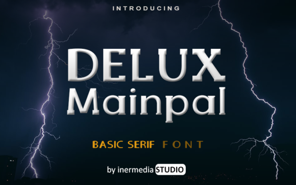 Delux Mainpal: A Modern Display Font for Bold Branding