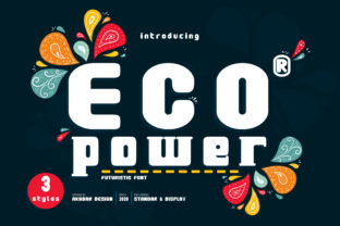 Eco Power Font for Bold Branding and Creative Projects