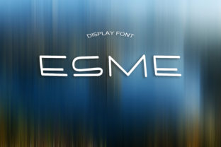 Esme – A Minimalist Display Font for Handmade Creations