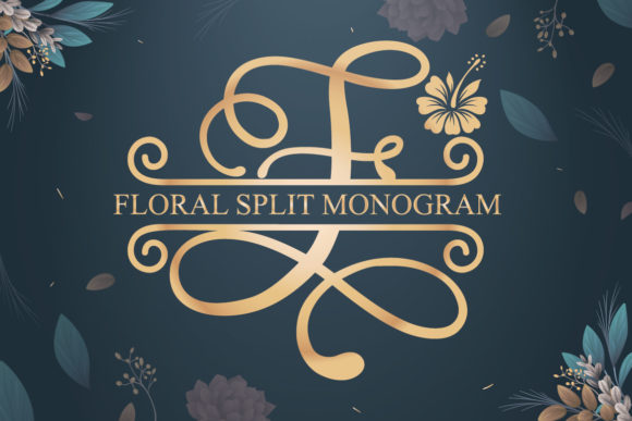 Floral Split: A Font That Elevates Brand Elegance