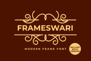 Frameswari: A Display Font for Charming Web Design
