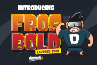 Fros Bold: A Playful Display Font for Business Creativity
