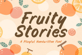 Fruity Stories Font for Playful Branding and Creative Design