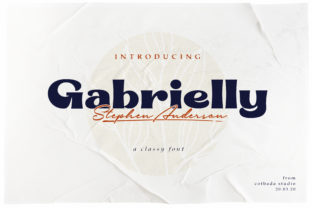 Gabrielly Font for Vintage-Inspired Branding and Packaging