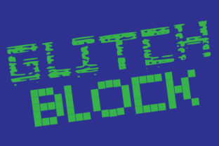 Glitch Blocks Family: A Modern Font for Tech-Inspired Branding