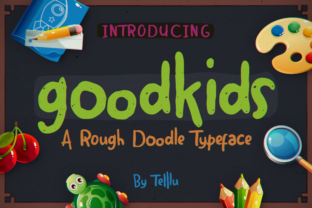 Goodkids: A Playful Display Font for Branding Magic