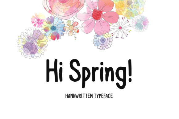 Hi Spring: A Display Font for Fresh, Creative Design
