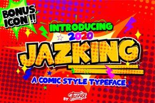Jazking: A Bold Display Font for Creative Web Design