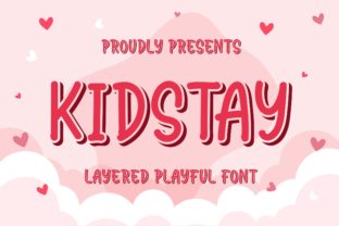 Kidstay: A Playful Display Font for Bold Branding