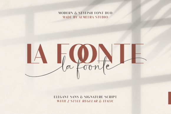 La Foonte: A Display Font for Editorial Design and Branding