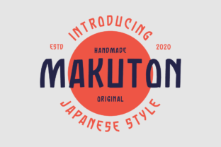 Makuton Display Font for Modern Web Design