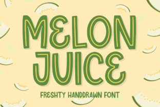 Melon Juice: A Fresh Display Font for Editorial Design