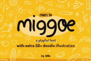 Miggoe: A Playful Handwritten Font for Editorial Design
