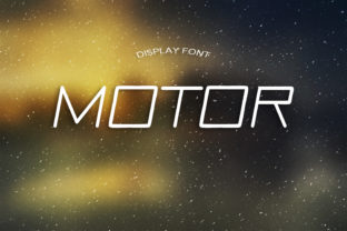 Motor: A Display Font with a Unique Editorial Charm