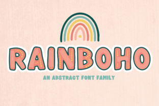 Rainboho Font for Modern Branding and Campaign Design