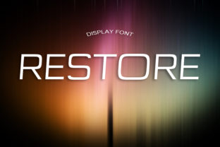Restore Font for Elegant Handmade Creations