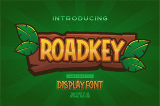 Roadkey: A Playful Display Font for Bold Branding