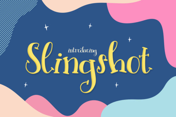 Slingshot: A Playful Display Font for Creative Branding