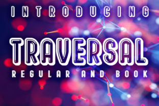 Traversal: A Playful Display Font for Creative Publishing
