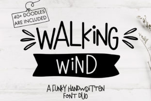 Walking Wind: A Playful Display Font for Digital Creativity