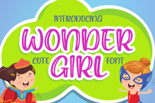 Wonder Girl: A Whimsical Display Font for Kids Projects